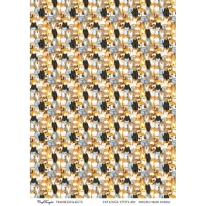 CrafTangles A4 Transfer It Sheets - Cat Lover