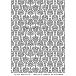 CrafTangles A4 Transfer It Sheets - Ornamental Pattern 2