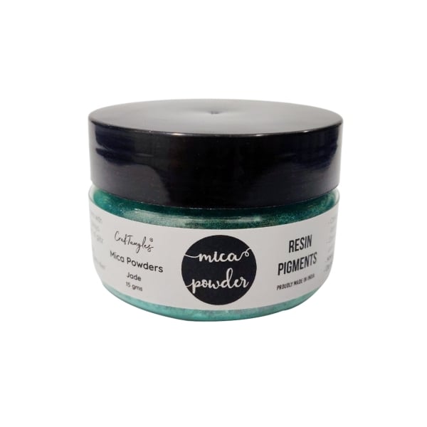 CrafTangles Metallic Mica / Pearl / Resin Pigment Powders 15 gms - Jade
