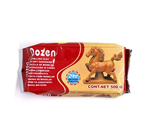 Dozen Modelling Clay - Brown (500gms)