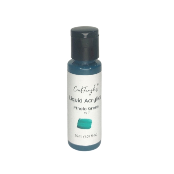CrafTangles_Liquid_Acrylics_Pthalo_Green