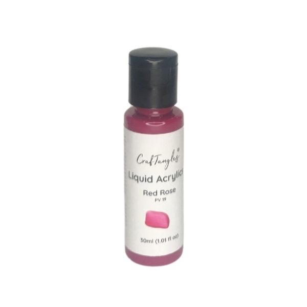 CrafTangles_Liquid_Acrylics_Red_Rose