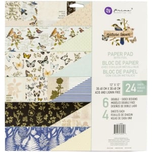 Prima Marketing Double-Sided Paper Pad 12"X12" 24/Pkg - Nature Lover