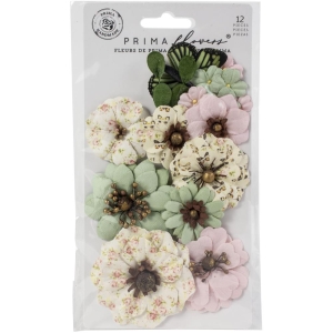 Prima Marketing Mulberry Paper Flowers - Sewn With Love 2/My Sweet