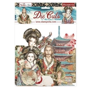 Stamperia Die-Cuts - Sir Vagabond In Japan