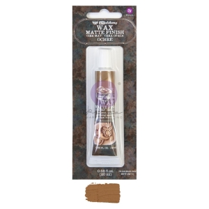 Prima Finnabair Art Alchemy Matte Wax .68 Fluid Ounce - Ochre