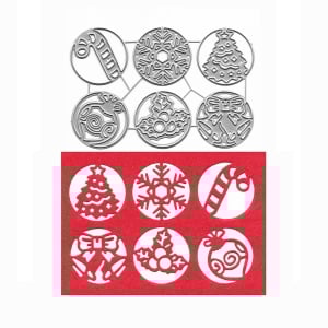 Steel Dies - Christmas Window Die