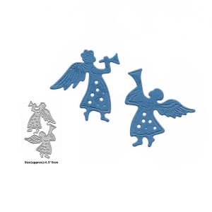 Steel Dies - Christmas Angels (Set of 2 dies)