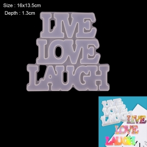 Live Love Laugh Silicone Mould