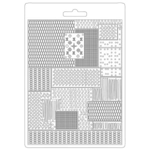Stamperia Soft Maxi Mould A5 - Metal Pattern, Lady Vagabond Lifestyle