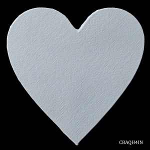 Canvas Board Artist Quality Heart 4 inch