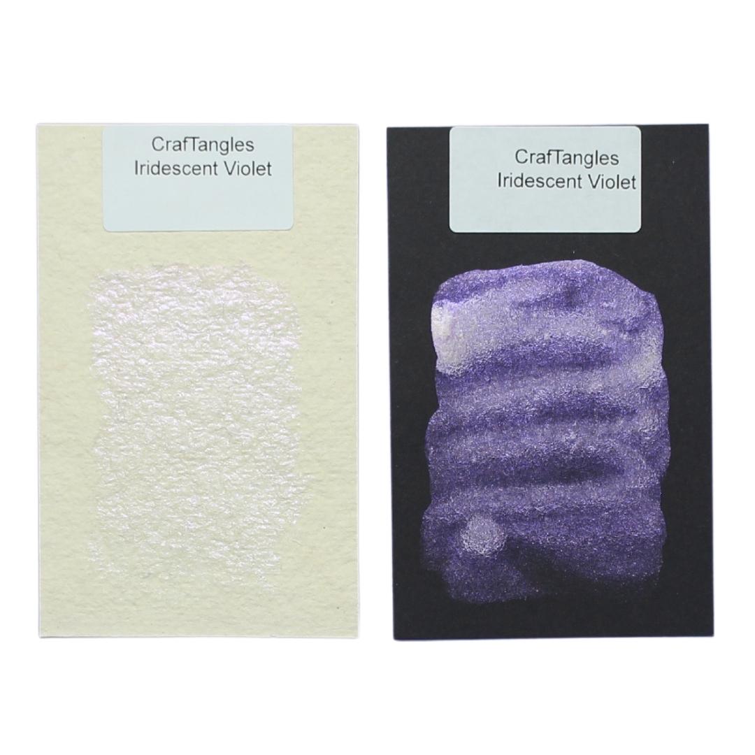 CrafTangles Watercolour Full Pans - Iridescent Violet CrafTangles Watercolor Pans Swatch Iridescent Violet CrafTangles_Watercolor_Pans_Swatch_Iridescent_Violet