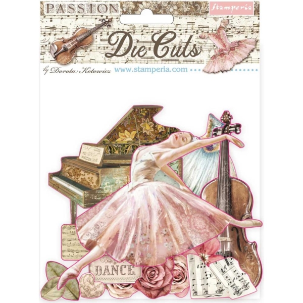 Stamperia Die-Cuts - Passion