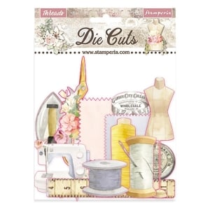 Stamperia Die-Cuts - Threads, Romantic