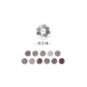 Washi Round Stickers (100 pcs) - Neutral Tones