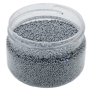 Micro Mini Pearl Beads - Silver