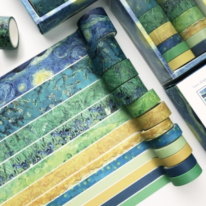 Washi Tapes Box (Set of 12 tapes) - Van Gogh Impressions