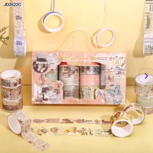Washi Tapes Box (Set of 20 tapes) - Vintage Impressions (XM-JD2622C)