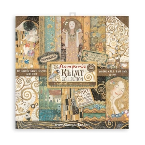 Stamperia Double-Sided Paper Pad 8"X8" 10/Pkg - Klimt