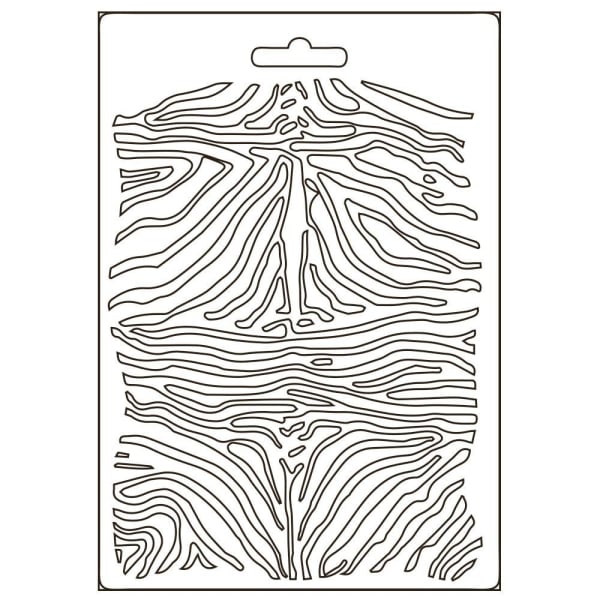 Stamperia Soft Maxi Mould A5 - Zebra