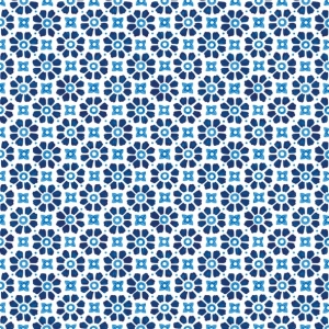 German Decoupage Napkins (5 pcs) - Laureen Blue