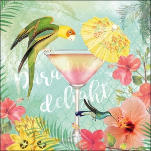 German Decoupage Napkins (5 pcs) - Paradise Delight