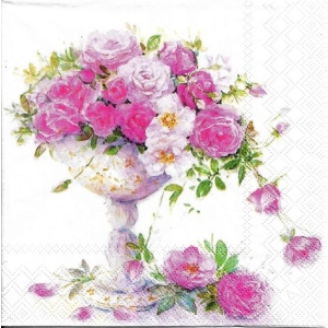 German Decoupage Napkins (5 pcs) - Flora