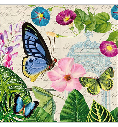 German Decoupage Napkins (5 pcs) - Romatic Pure