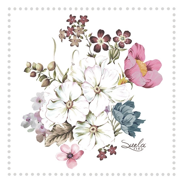 German Decoupage Napkins (5 pcs) - Mea Flowers