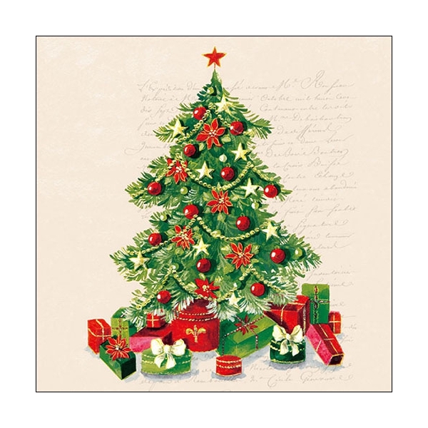 German Decoupage Napkins (5 pcs) - Christmas Tree