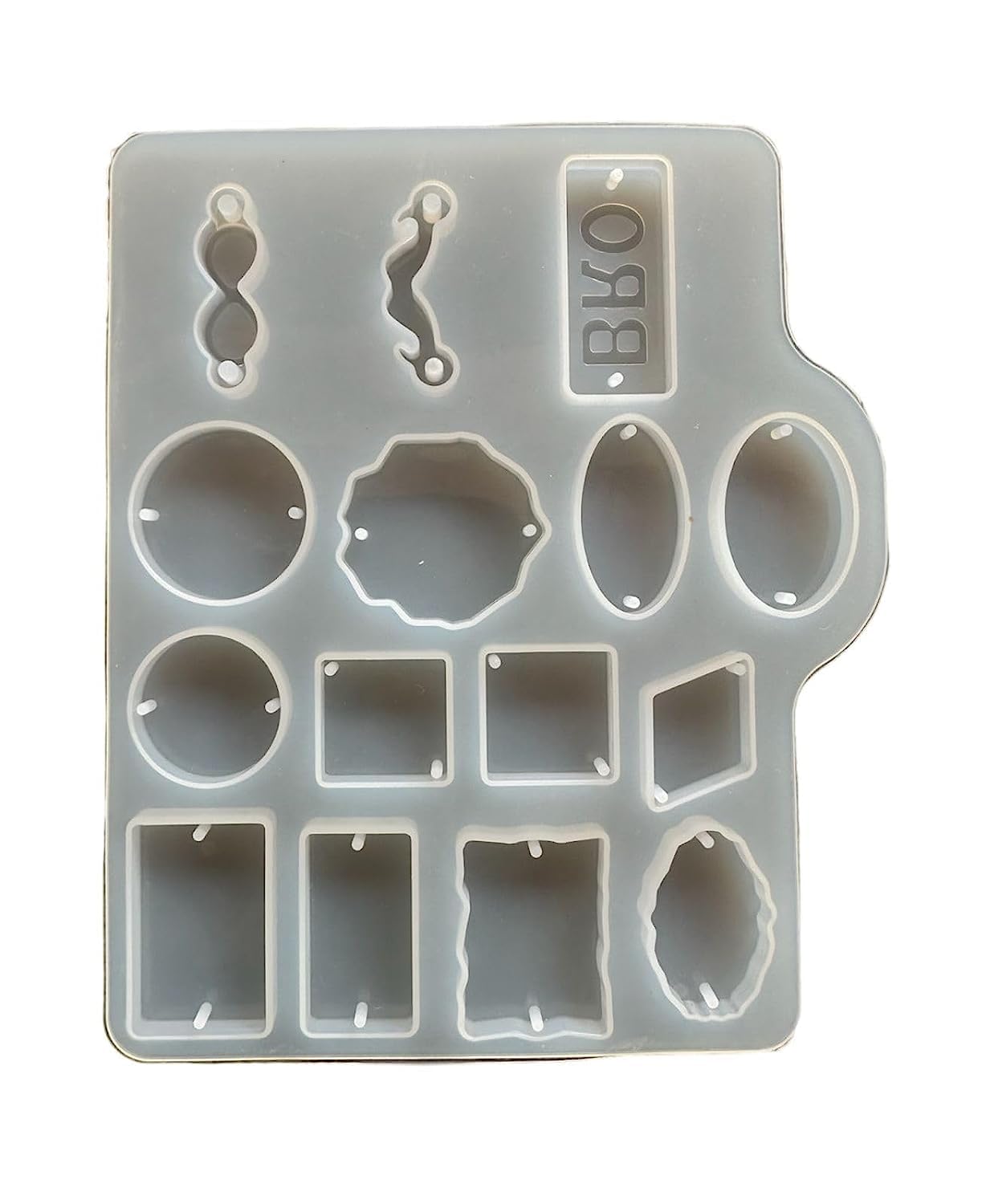 Rakhi Resin Silicone Mould (15 cavity)