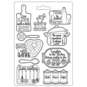 Stamperia Soft Maxi Mould 8.5"X11.5" - Accessories Casa Granada