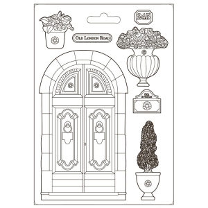 Stamperia Soft Maxi Mould A5 - Old London Road, Garden Of Promises