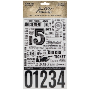 Tim Holtz Idea-Ology Remnant Rubs Rub-Ons - Eccentric