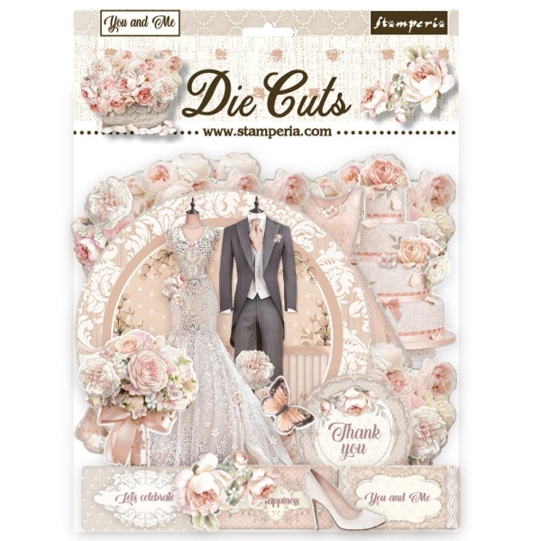Stamperia Die-Cuts - You and Me