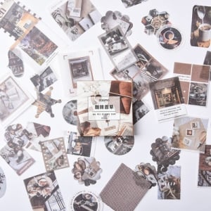 Photo Sticker Book for Journal Ephemeras (80 sheets) - Vintage