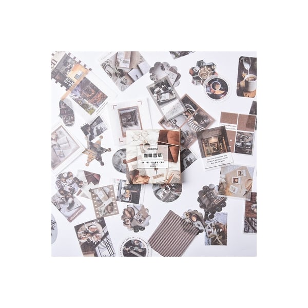 Photo Sticker Book for Journal Ephemeras (80 sheets) - Vintage