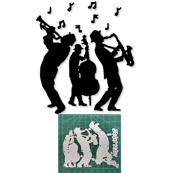 Steel Dies - Musicians (Set of 4 dies)