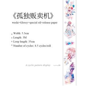 PET Sticker Roll - Anime Girls 9