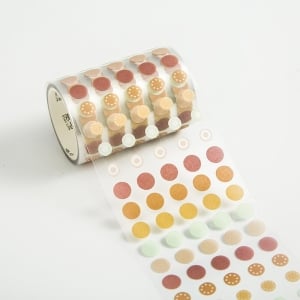 Clear PET Sticker Roll - Dots (Design 1)
