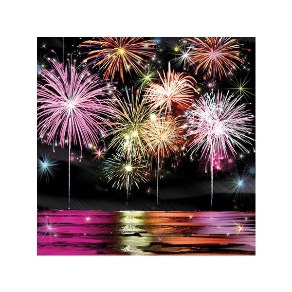 German Decoupage Napkins (5 pcs) - Fireworks