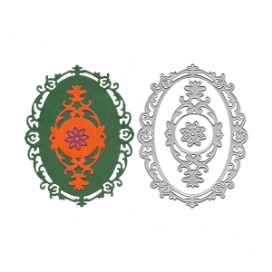 Steel Dies - Ornate Oval Frames (Set of 3 dies) (XY896)