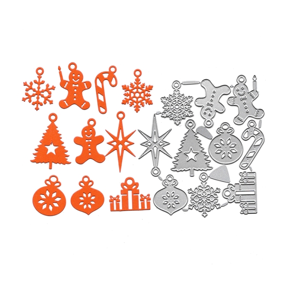 Steel Dies - Christmas Ornaments (Set of 10 dies)
