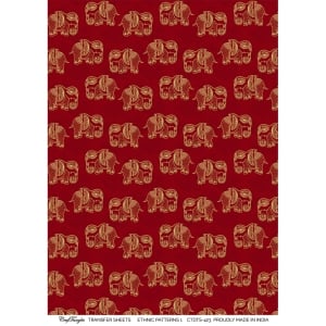 CrafTangles A4 Transfer It Sheets - Ethnic Patterns 1