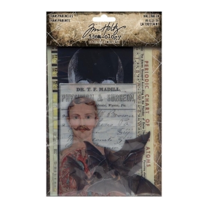 Tim Holtz Idealogy Transparencies 11/Pkg - Halloween