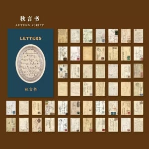 Journal Ephemera Pack (50 pcs) - Letters
