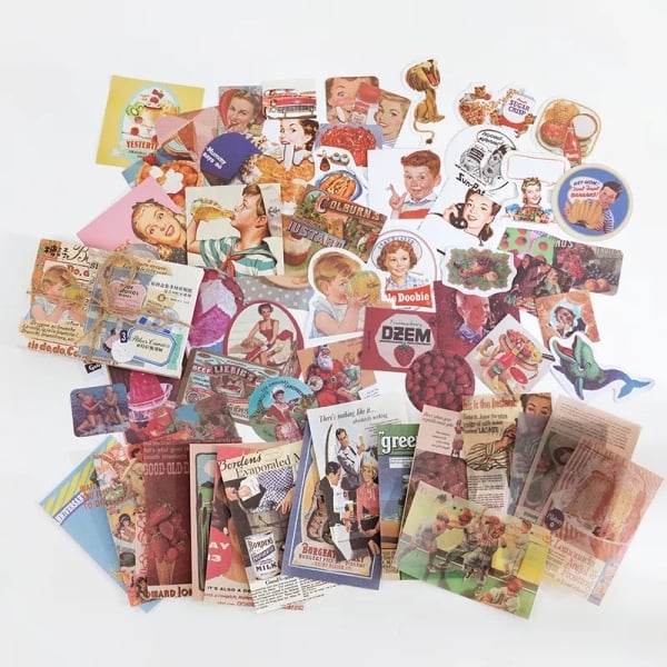 Journal Ephemera Pack (60 pcs) - Design 4