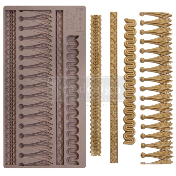 Prima Marketing Re-Design Mould 5" X 10" - Tassel Fringe