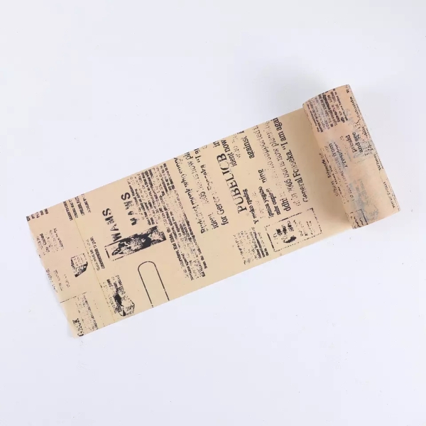 Washi Tape - Worn Newsprint (10 cm by 2 metres)