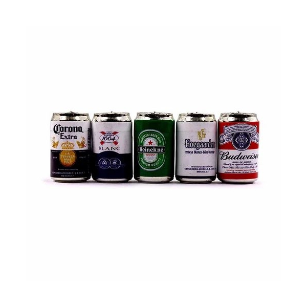 Miniatures - Beer Cans - 5 pcs